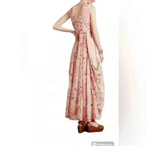 Anthropologie Varun Bahl Sakura Floral Sleeveless Multicolor Maxi Dress … - Picture 2 of 8